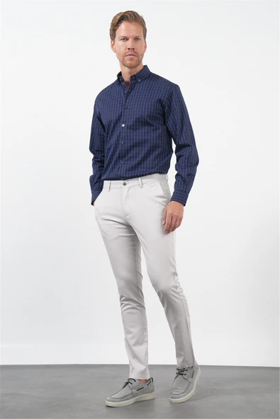 Taş Yan Cep Slim Fit Casual Pamuklu Chino Pantolon 1003260178 ürün görseli 1