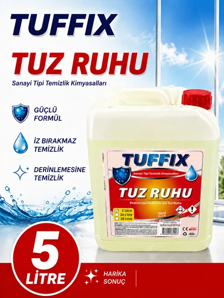 Tuffix 5 Litre Tuz Ruhu - Güçlü Temizlik ve Kireç Çözücü ürün görseli 1