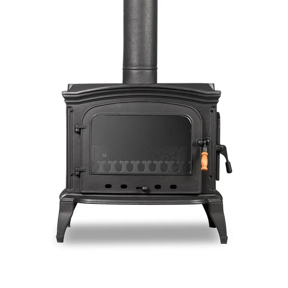 Dorello 3 Tarafı Camlı Pik Döküm Soba DRL-032 - Resim 3