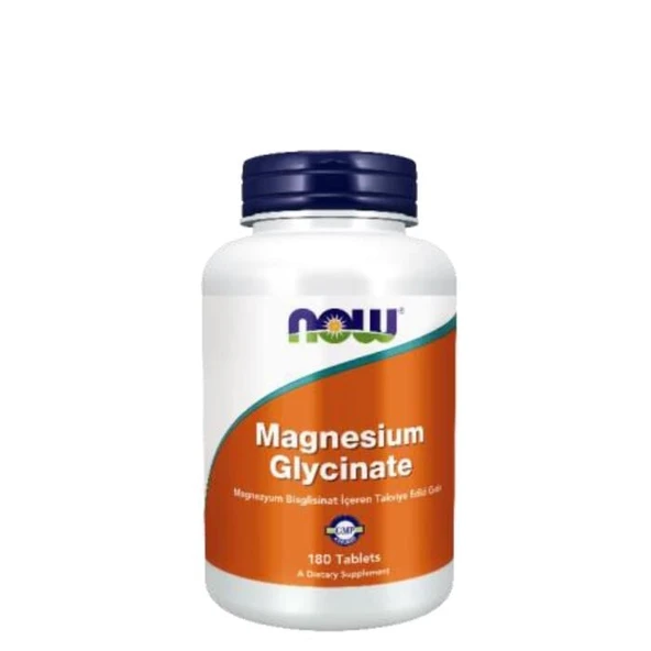 Now Foods Magnesium Glycinate 180 Tablets ürün görseli 1