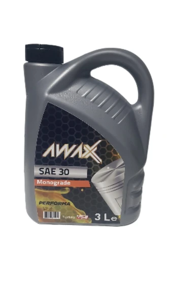 Awax SAE 30 Motorlu testere ve Zincir yağı 3 Lt ürün görseli 1