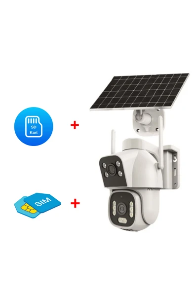 X15 DUAL LENS AOV HİEASY 4G PTZ KAMERA ürün görseli 1