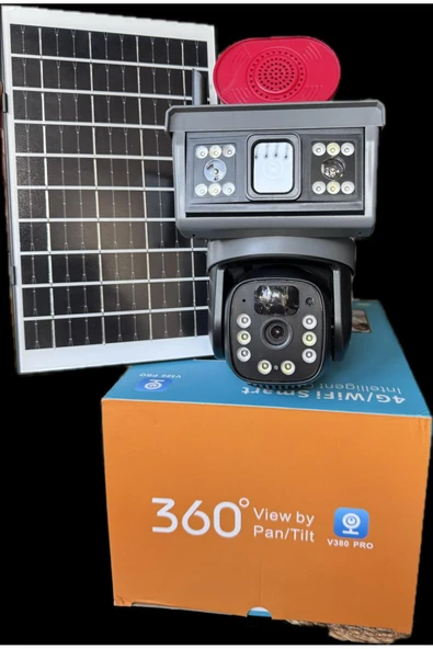 S427V--2 KAMERALI--6 MP-- SİM KARTLI--SOLAR KAMERA--24 SAAT (AOV) KAYIT ürün görseli 1
