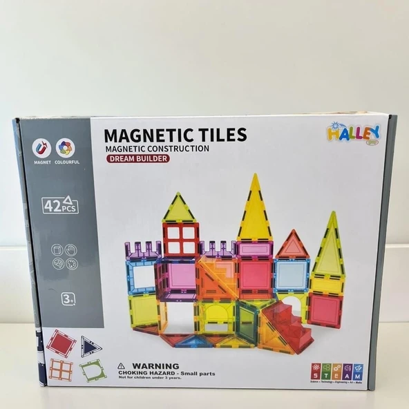 SH40761 42 PARÇA MAGNET STANDART SERİ RENKLİ BLOK ürün görseli 1