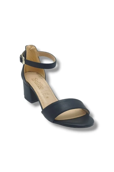 Selfie 4601-26 Cilt Tek Bant Orta Topuk Fashion Kadın Sandalet(5,5cm) ürün görseli 1