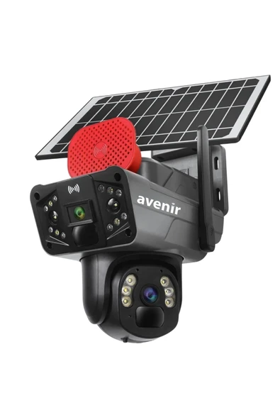 AV-S427H AOV Sürekli Kayıt 6MP 4g Sim Kartlı Güneş Enerjili Kamera ürün görseli 1