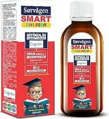 Sorvagen Smart Kids Sıvı Form Sitikolin Dha Omega 3 Norveç Balık Yağı ve B12 150 ml ürün görseli 1