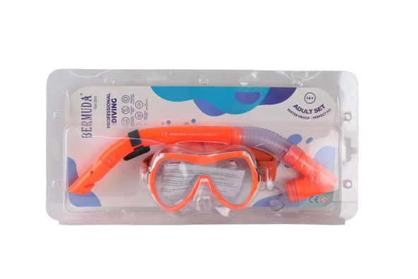 KZLD-AK301-121CS MASKE SNORKEL SET OZEL CAM 24 ürün görseli 1