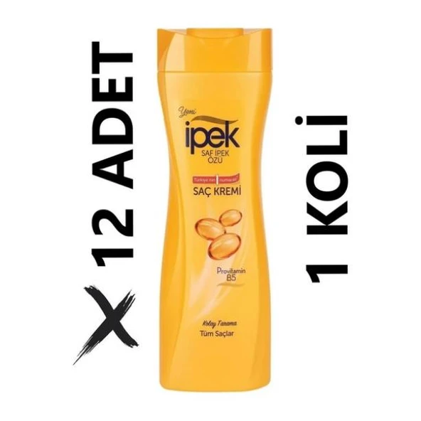İpek Saf İpek Özü Provitamin B5 Saç Kremi 12 x 480 ML ürün görseli 1