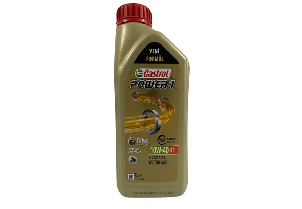 Castrol Power 1 10w-40 4t Motosiklet Yağı 1 Litre ürün görseli 1