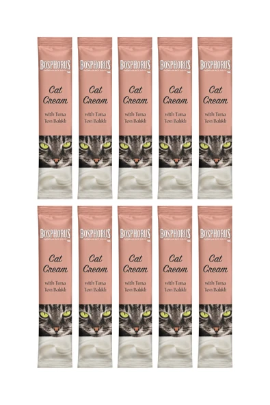 Ton Balıklı Kedi Kreması 15 g x 10 Adet ürün görseli 1