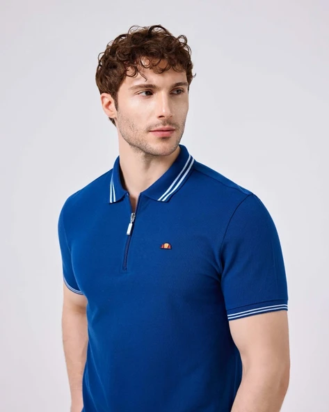 Ellesse 6SM5051-BL Erkek Polo Yaka Tişört - Mavi ürün görseli 1