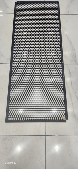 Bal Peteği Abs Plastik Panjur Teli 130x50 cm Siyah ürün görseli 1