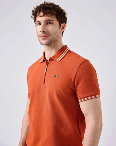 Ellesse 6SM5051-BR Erkek Polo Yaka Tişört - Kiremit ürün görseli 1