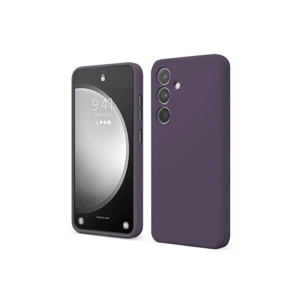 Samsung Galaxy A14 4g Kılıf First Silikon - Mor ürün görseli 1