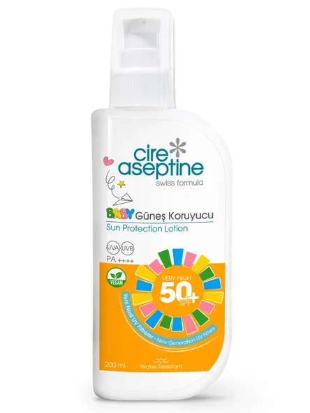 Cire Aseptine Bebek Güneş Koruyucu Losyon SPF50 200 ml ürün görseli 1
