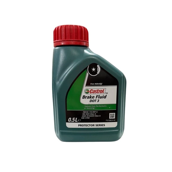Castrol Brake Fluid DOT 3 - 500 ml Fren Hidrolik Yağı ürün görseli 1