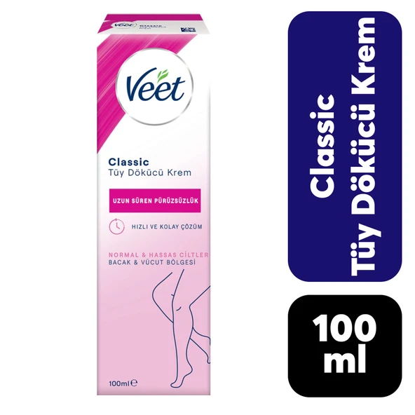 Veet Tüy Dökücü Krem Normal ve Hassas Ciltler İçin 100 ml ürün görseli 1