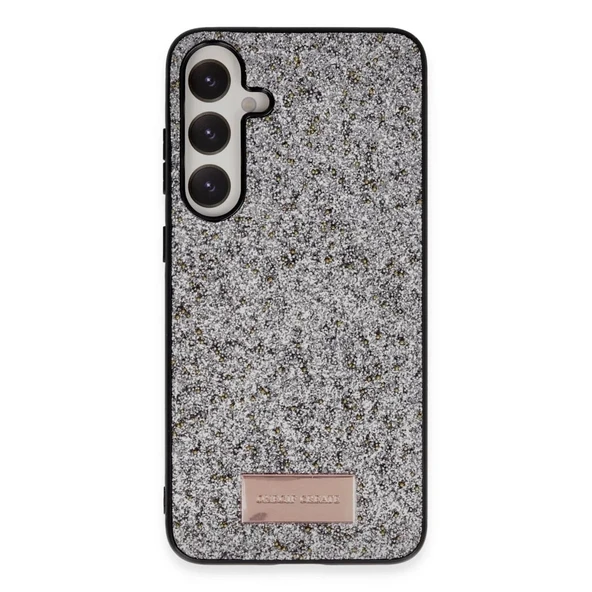 Onegif Samsung Galaxy A05s Bright Simli Kapak - Gümüş ürün görseli 1