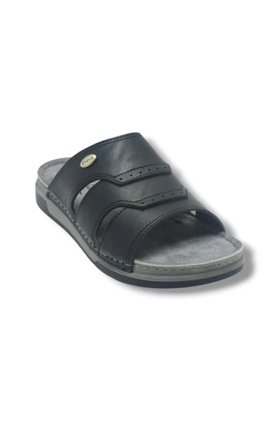 Enova E508-26 Deri Anatomik Tek Bant Ultra Soft Erkek Terlik ürün görseli 1