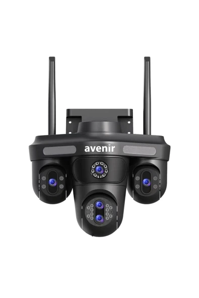 AV-S316X3 16 MP 4 Kameralı 3 Kamerası 10X Zoom 3 PTZ Dönebilen Wifi Sesli Kamera ürün görseli 1