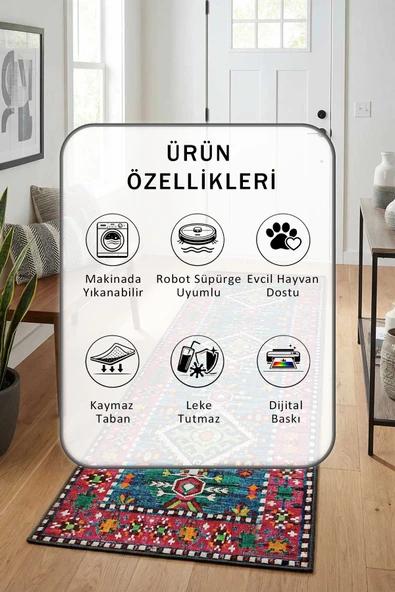 Ruhsar Yıkanabilir Yolluk - Resim 2