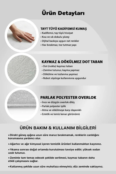 Yıkanabilir Yolluk - Resim 5