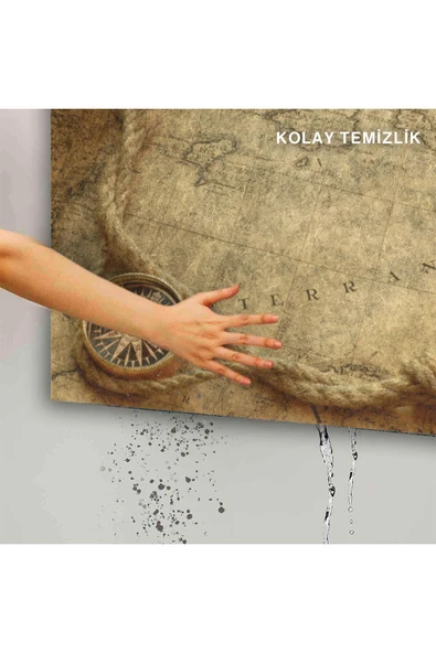 Dekoratif Kapı Önü Paspası - Kaymaz Taban (236) - Resim 5