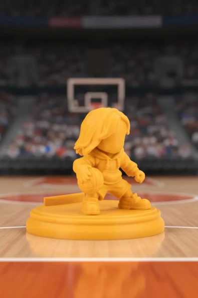 Noker Basketbolcu Telefon Tutucu Masaüstü Telefon Standı Sarı ürün görseli 1