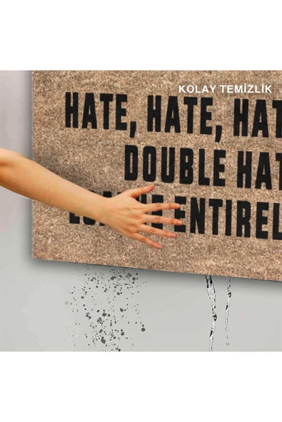 Dekoratif Kapı Önü Paspası - Kaymaz Taban (62) - Resim 4