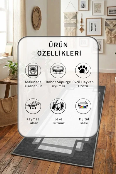 Yıkanabilir Yolluk - Resim 2