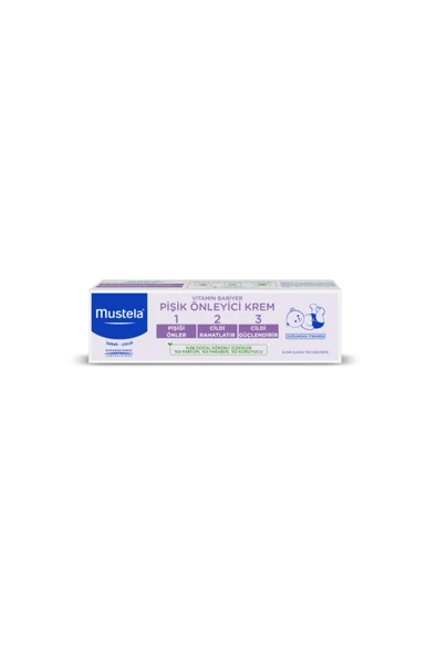Mustela Vitamin Barrier Cream 1.2.3 Pişik Kremi 100 ml ürün görseli 1