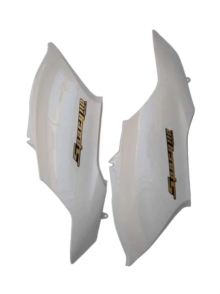 Honda Spacy 110 Sele Altı Yan Kapak Beyaz Takım Oem ürün görseli 1