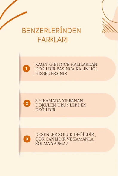 Yıkanabilir Yolluk - Resim 6