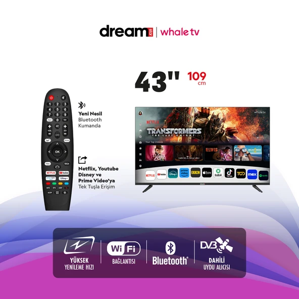 Dreamstar 43" 109 Ekran Full HD Whale TV ürün görseli 1