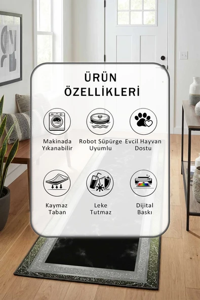 Ehl-179 Yıkanabilir Yolluk - Resim 2