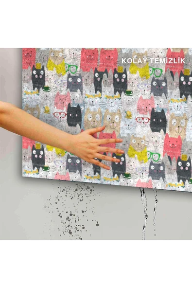 Dekoratif Kapı Önü Paspası - Kaymaz Taban (246) - Resim 5
