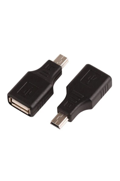 Bastore 5 Pin Mini Usb Erkek To Usb Dişi Adaptör - Mini Usb Otg ürün görseli 1