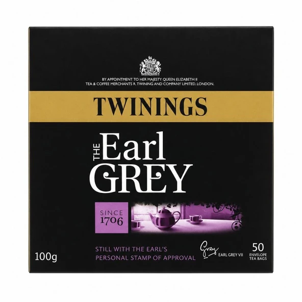 Twinings The Earl Grey Bardak Poşet Çay 50 x 2 G ürün görseli 1