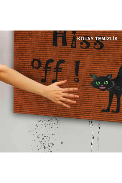 Dekoratif Kapı Önü Paspası - Kaymaz Taban (22) - Resim 5