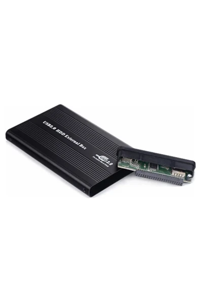 Bastore Usb 2.0 Hard Disk Kutusu Sata HDD SSD Uyumlu Siyah Kutu ürün görseli 1