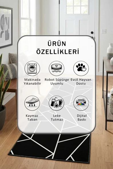 Yıkanabilir Yolluk - Resim 2