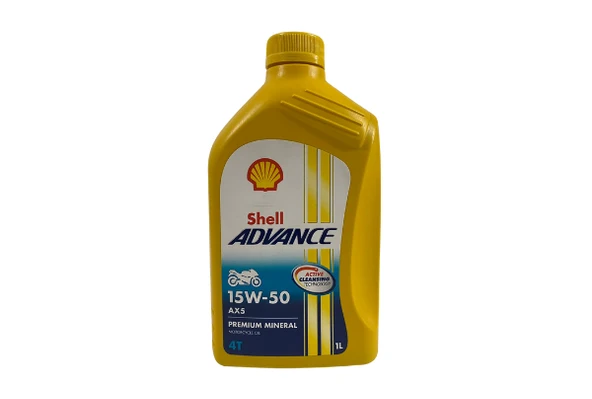 Shell Advance 15W-50 4T Motosiklet Yağı 1 Litre ürün görseli 1