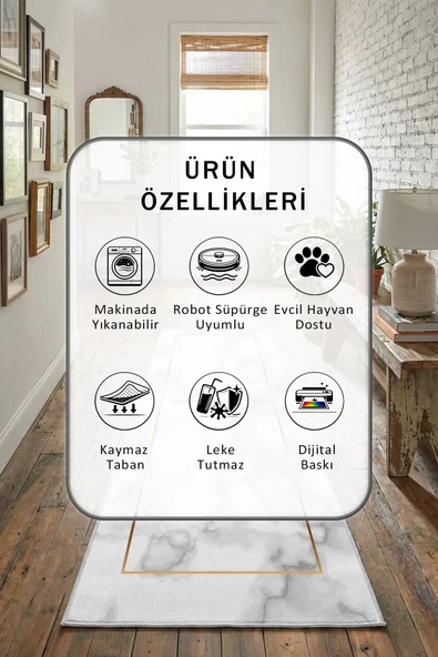 Yıkanabilir Yolluk - Resim 2