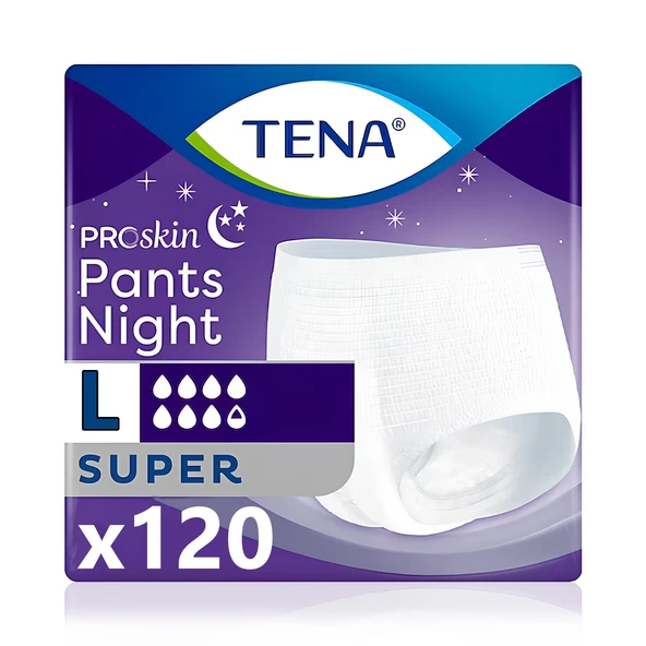 Tena Proskin Pants Night Gece İçin Emici Külot L-Large Beden 120 Adet ürün görseli 1
