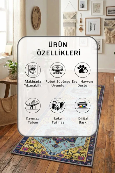Yıkanabilir Yolluk - Resim 2