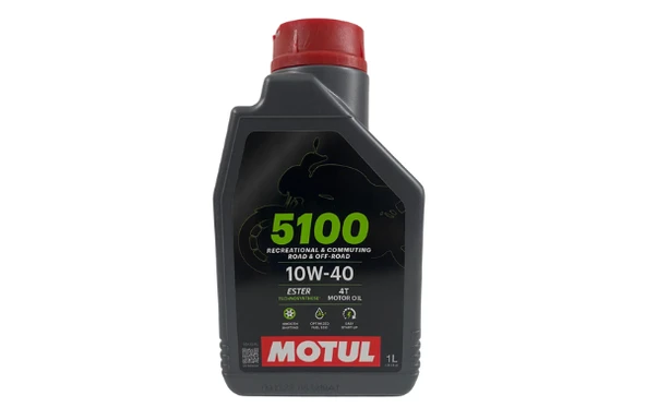 Motul 5100 10w-40 4t Yarı Sentetik Motosiklet Yağı 1 Litre ürün görseli 1