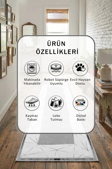 Yıkanabilir Yolluk - Resim 2