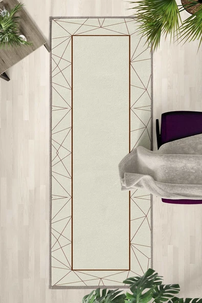 Gold Poligon Yıkanabilir Yolluk - Resim 3