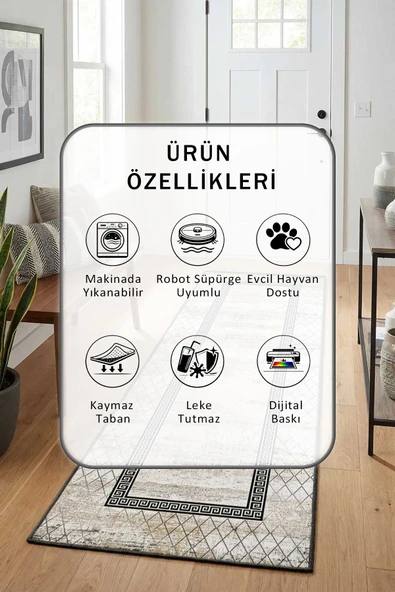 Wolf Yıkanabilir Yolluk - Resim 2